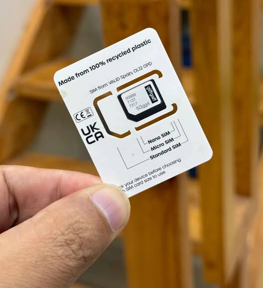 GiffGaff UK SIM Card in Pakistan For TikTOK Live